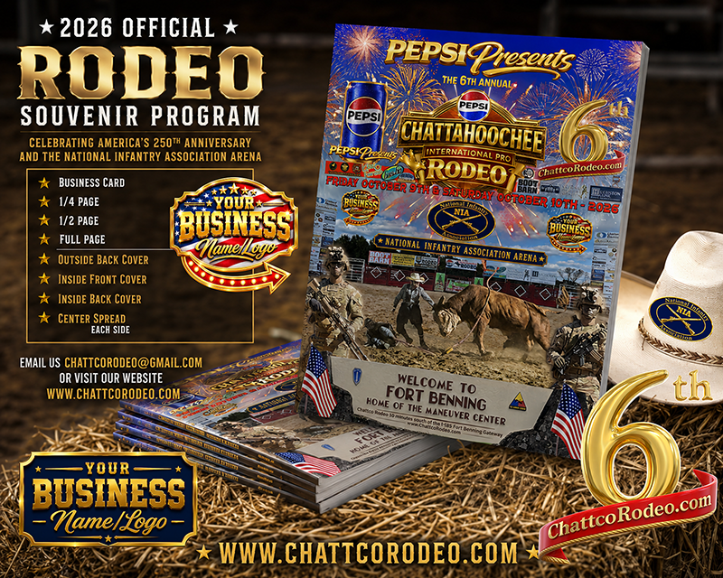 Advertise in the Official 2026 Chattco Rodeo Souvenir Program